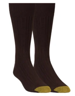 Gold Toe Wellness Comfort Top Crew Sock 2PK -Fashion Clothing Gold Toe Wellness Comfort Top Crew Sock 2PK BROWN 1 94037.1710887551