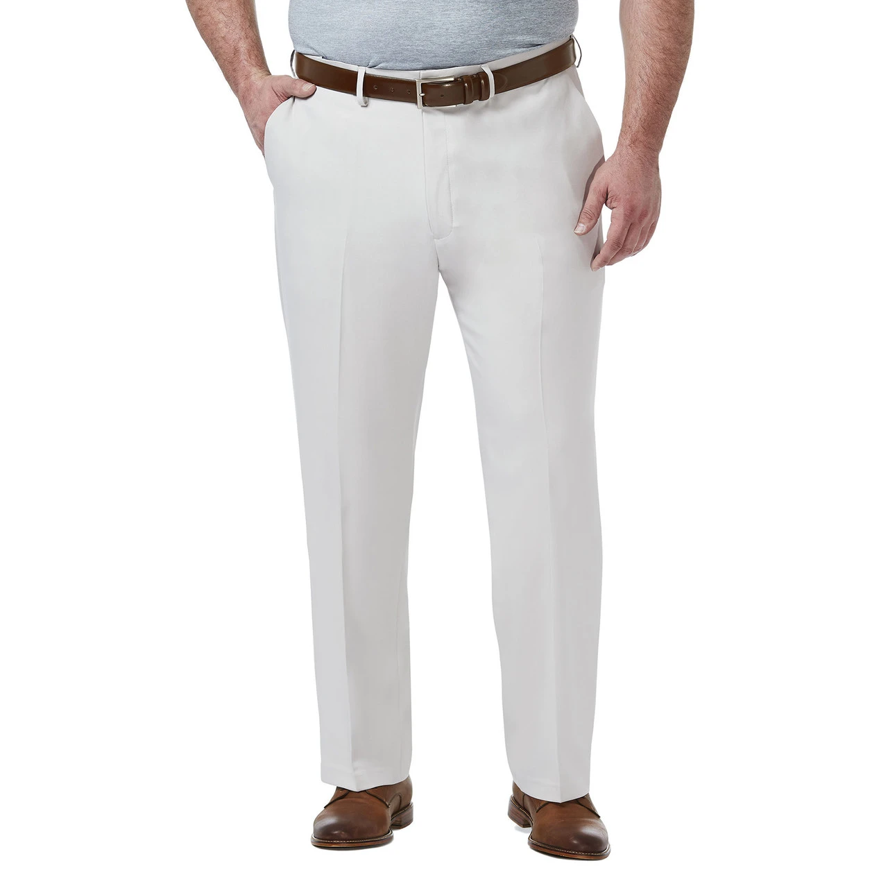 Haggar Big & Tall Flat Front Premium Comfort Dress Pant 5 Haggar Big & Tall Flat Front Premium Comfort Dress Pant - Image 5