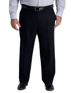 Haggar Big & Tall Flat Front Premium Stretch Khaki 27 Haggar Big & Tall Flat Front Premium Stretch Khaki -Fashion Clothing Haggar Big Tall Flat Front Premium Stretch Khaki BLACK 1 21795.1716493645