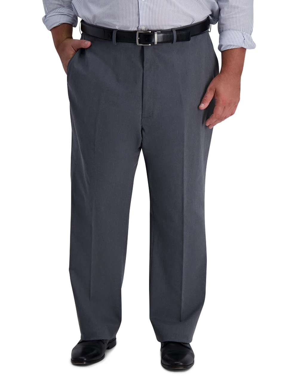 Haggar Big & Tall Flat Front Premium Stretch Khaki 13 Haggar Big & Tall Flat Front Premium Stretch Khaki - Image 13