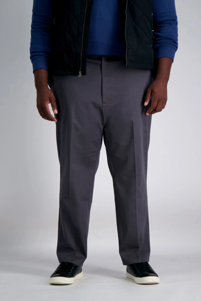 Haggar Big & Tall Flat Front Premium Stretch Khaki 12 Haggar Big & Tall Flat Front Premium Stretch Khaki - Image 12