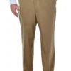 Haggar Big & Tall Premium No Iron Flat Front Khaki