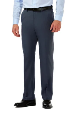 Haggar Flat Front Cool 18 Pro Pant -Fashion Clothing Haggar Flat Front Cool 18 Pro Pant HTRNAVY 1 70554.1711653381