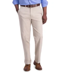 Haggar Flat Front Premium Stretch Khaki -Fashion Clothing Haggar Flat Front Premium Stretch Khaki SAND 1 84506.1710528566