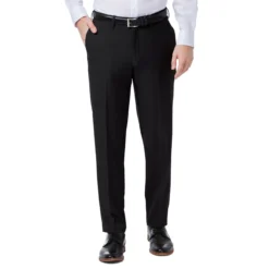 Haggar Premium Comfort Slim Fit Dress Pant -Fashion Clothing Haggar Premium Comfort Slim Fit Dress Pant BLACK 1 80785.1710529812