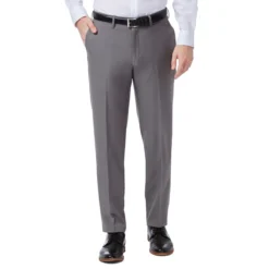 Haggar Premium Comfort Slim Fit Dress Pant -Fashion Clothing Haggar Premium Comfort Slim Fit Dress Pant GREY 1 63514.1710529714