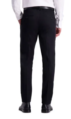 Haggar Premium Flat Front Slim Fit Pant -Fashion Clothing Haggar Premium Flat Front Slim Fit Pant BLACK 2 35717.1710531069
