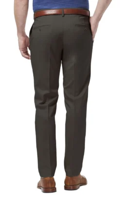 Haggar Premium Flat Front Slim Fit Pant -Fashion Clothing Haggar Premium Flat Front Slim Fit Pant DRKGREY 2 10286.1710531040
