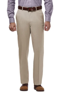 Haggar Premium No Iron Flat Front Khaki -Fashion Clothing Haggar Premium No Iron Flat Front Khaki SAND 1 49830.1710529901