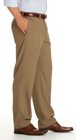 Haggar Repreve Flat Front Dress Pant -Fashion Clothing Haggar Repreve Flat Front Dress Pant TAUPE 2 22646.1710529542