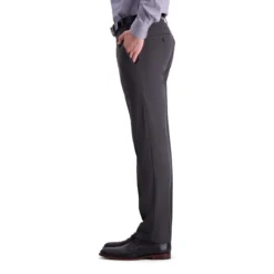 Haggar Straight Fit Dress Pant -Fashion Clothing Haggar Straight Fit Dress Pant DKGRYHTR 2 63073.1710531253