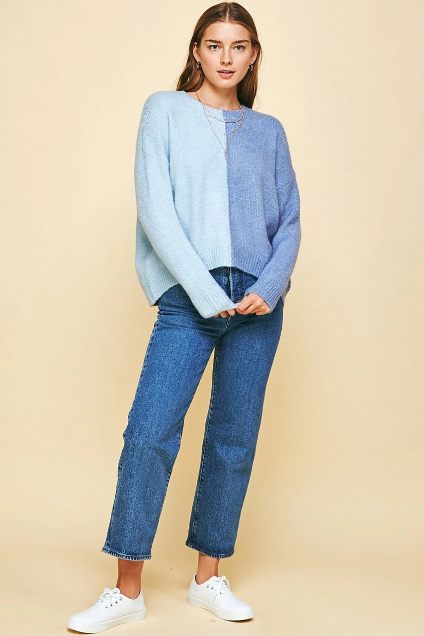 Half & Half Sweater 4 Half & Half Sweater - Image 4