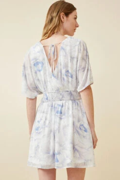 Hayden Floral Smocked Surplice Dress -Fashion Clothing Hayden Floral Smocked Surplice Dress OFFWHITE 2 79846.1714678851