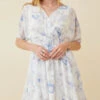 Hayden Floral Smocked Surplice Dress