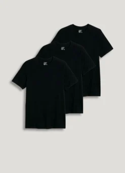 Jockey® Classic Crew Neck 3 Pack -Fashion Clothing Jockey Classic Crew Neck 3 Pack BLACK 1 03912.1710452213