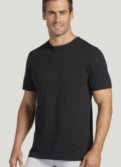 Jockey® Classic Crew Neck 3 Pack -Fashion Clothing Jockey Classic Crew Neck 3 Pack BLACK 2 77890.1710452216