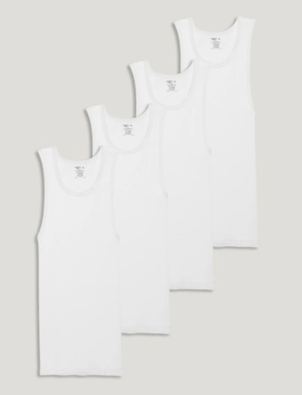 Jockey® Cotton A-shirt 4 Pack 2 Jockey® Cotton A-shirt 4 Pack - Image 2
