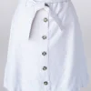 Keren Hart Button Up Tie Waist Skirt