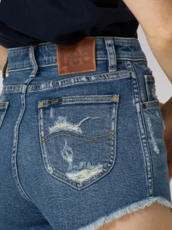 Lee Heritage Cut Off Frayed Short -Fashion Clothing Lee Heritage Cut Off Frayed Short FADEDSIG 1 21783.1710521455