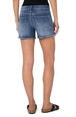 Liverpool Gia Glider Fray Hem Short -Fashion Clothing Liverpool Gia Glider Fray Hem Short TILTON 3 95281.1711550551