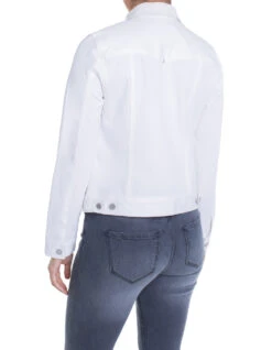 Liverpool Powerflex Jean Jacket -Fashion Clothing Liverpool Powerflex Jean Jacket WHITE 2 87386.1711549825