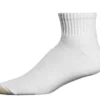 Men's Gold Toe Cotton Quarter Sock Extended Size - 6 Pack