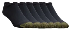 Men's Gold Toe No Show 6 Pack 5 Men's Gold Toe No Show 6 Pack -Fashion Clothing Men s Gold Toe No Show 6 Pack BLACK 1 94915.1710886956