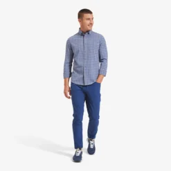 Mizzen And Main Blue City Flannel Shirt -Fashion Clothing Mizzen and Main Blue City Flannel Shirt S 3 15539.1711486700