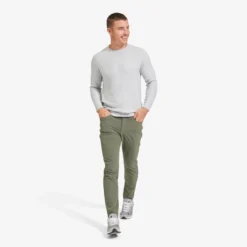 Mizzen And Main Cassady Crewneck Sweater -Fashion Clothing Mizzen and Main Cassady Crewneck Sweater GREY 1 21361.1711486670