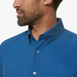 Mizzen And Main Set Sail Ipanema Start Print Dress Shirt 10 Mizzen And Main Set Sail Ipanema Start Print Dress Shirt -Fashion Clothing Mizzen and Main Set Sail Ipanema Start Print Dress Shirt S 3 20966.1711486484