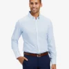 Mizzen And Main Solid Light Blue Dress Shirt