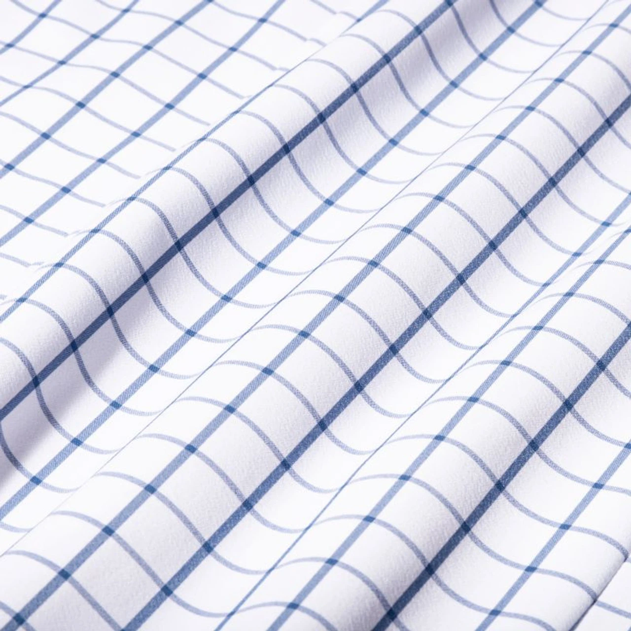 Mizzen And Main White Navy Windowpane Shirt 3 Mizzen And Main White Navy Windowpane Shirt - Image 3