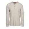 North River Heathered Waffle Henley
