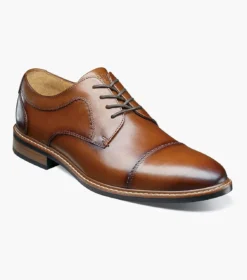 Nunn Bush Hayden Cap Toe Oxford -Fashion Clothing Nunn Bush Hayden Cap Toe Oxford COGNAC 1 19556.1718819569