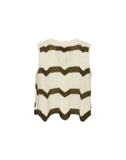 Chevron Top Solid Camouflage In Knit Chevron 14 Chevron Top Solid Camouflage In Knit Chevron -Fashion Clothing PUL0145KNI084VA255 WH03 8