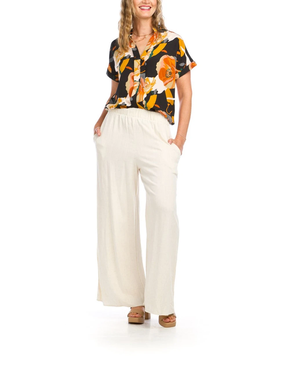 Papillon Large Floral Print Top 2 Papillon Large Floral Print Top - Image 2