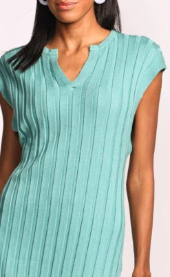 Pink Martini Ribbed Hazel Dress 7 Pink Martini Ribbed Hazel Dress -Fashion Clothing Pink Martini Ribbed Hazel Dress TEAL 3 77728.1713214354