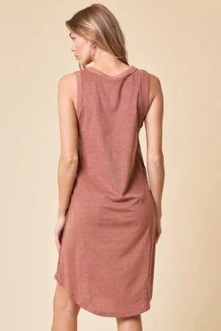 Rounded Hem Knit Dress -Fashion Clothing Rounded Hem Knit Dress BRICKBRO 3 07582.1711549831