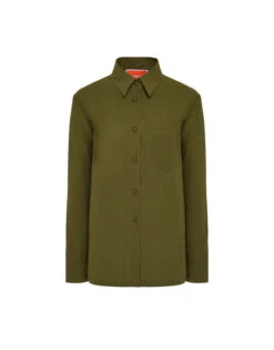 Boy Shirt Solid Camouflage In Crisp Poplin -Fashion Clothing SHI0001COT043SOLID GR08 7