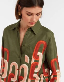 Boy Shirt Prometheus Placée Camouflage In Silk Twill -Fashion Clothing SHI0001SIL001EUS02 GR08 2