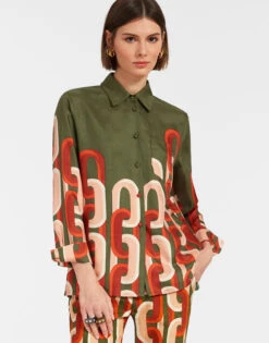 Boy Shirt Prometheus Placée Camouflage In Silk Twill -Fashion Clothing SHI0001SIL001EUS02 GR08 4