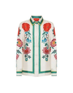 Boy Shirt Dragonflower Placée Multicolor In Silk Twill 13 Boy Shirt Dragonflower Placée Multicolor In Silk Twill -Fashion Clothing SHI0040SIL001DRE05 MU01 7