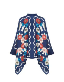 Foulard Shirt Whitsun Placée Blue In Silk Twill -Fashion Clothing SHI0059SIL006FSK03 BU03 8