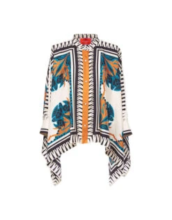 Foulard Shirt Florence Placée In Silk Twill -Fashion Clothing SHI0059SIL006 FLO0002 5