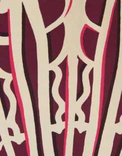 Cerere Blouse Fans Placée Purple In Crepe De Chine -Fashion Clothing SHI0086CRE002FAN03 PU01 7