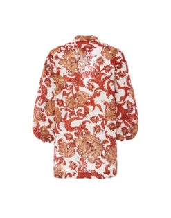 Jackie Shirt Reef White In Printed Lace -Fashion Clothing SHI0093EMB031REE01 WH01 8