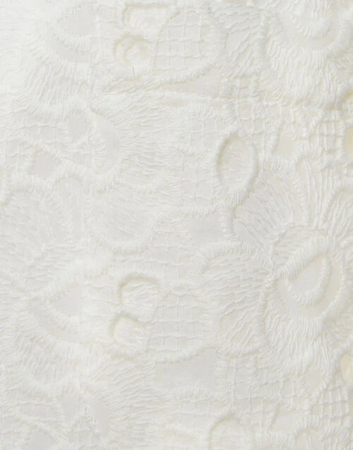 Lacey Better Than Your Boyfriend's Shirt Solid Ivory In Sangallo 8 Lacey Better Than Your Boyfriend's Shirt Solid Ivory In Sangallo - Image 8