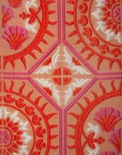 Pencil Skirt Sun Orange In Jacquard -Fashion Clothing SKI0011JCQ074SUN01 OR02 6