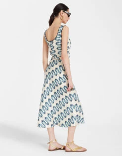 Lungomare Skirt Scirocco Ivory In Silk Twill -Fashion Clothing SKI0089SIL001SCI01 WH04 3