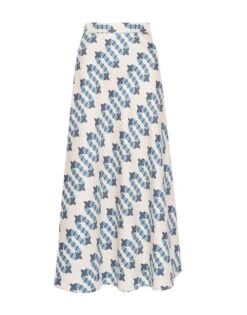 Lungomare Skirt Scirocco Ivory In Silk Twill -Fashion Clothing SKI0089SIL001SCI01 WH04 8